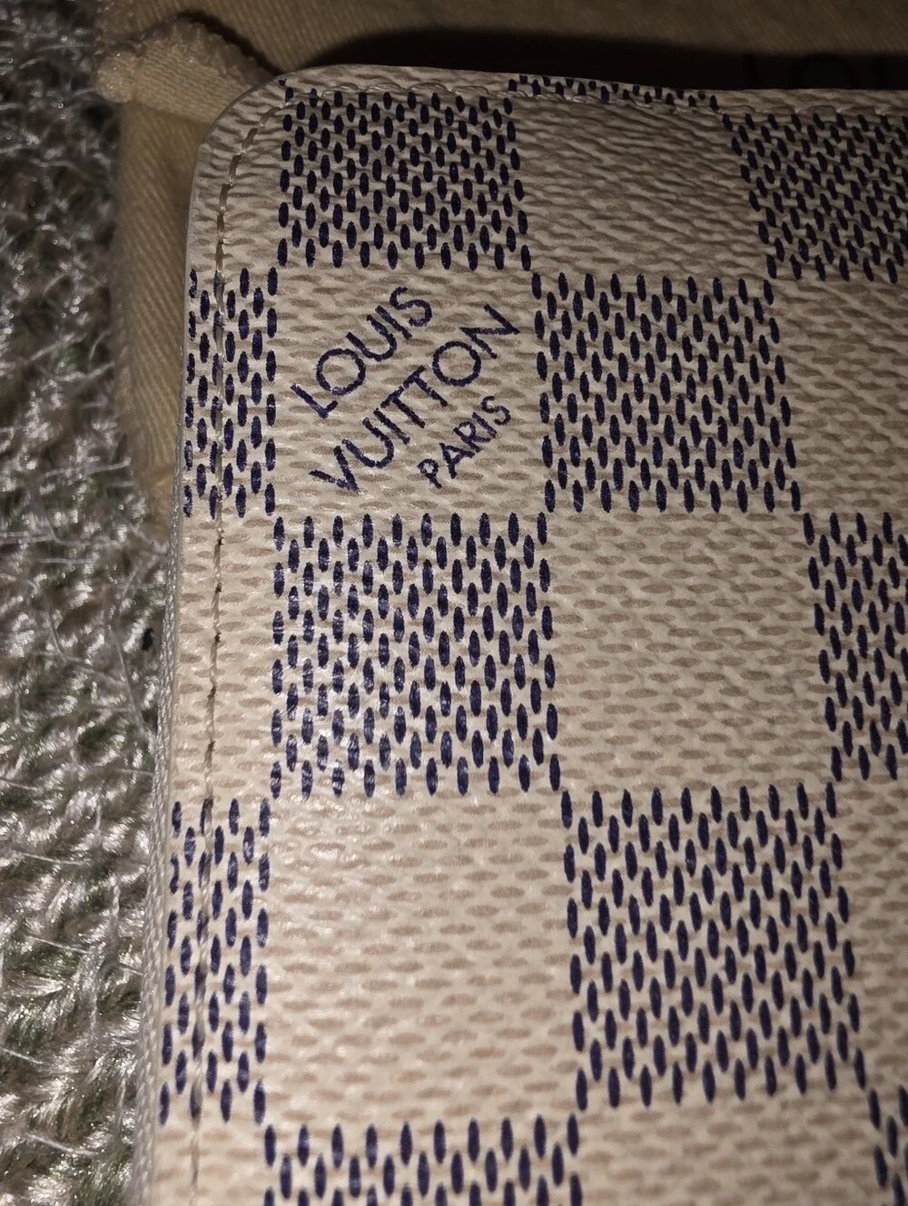 🤍✨ Pre-loved Authentic Louis Vuitton Zippy Wallet – Damier Azur ✨🤍